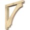 Ekena Millwork Imperial Craftsman Rough Sawn Bracket w/ Offset Brace, Douglas Fir, 6"W x 40"D x 44"H BKT0604X40X44IMP04RDF - alternate 1